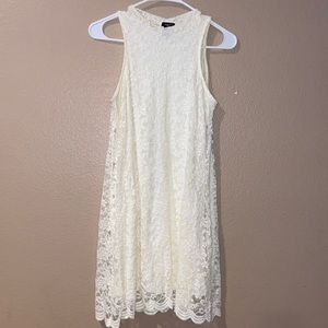 White lace dress